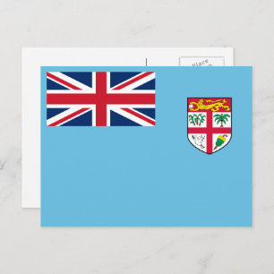 Cartão Postal Bandeira Fijiana, Bandeira das Fiji