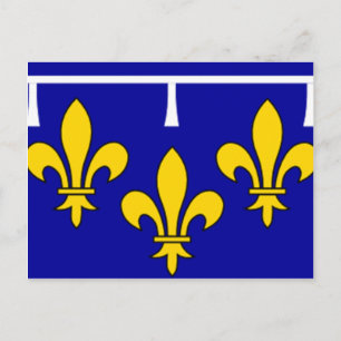 Cartão Postal Bandeira Francesa Orleans