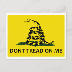 Cartão Postal Bandeira Gadsden