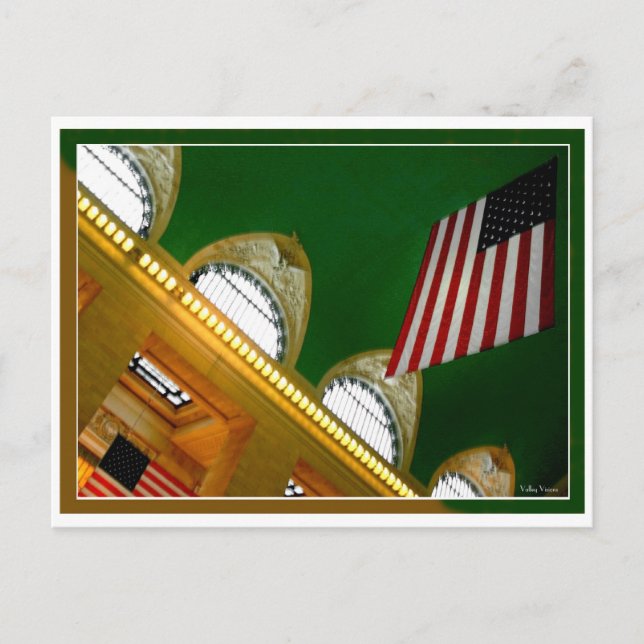 Cartão Postal Bandeira Grande Central (Frente)