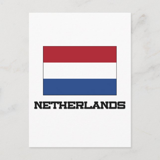 Cartão Postal Bandeira Holandesa (Frente)