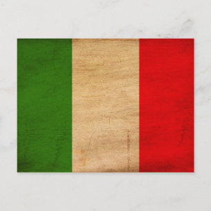 Cartão Postal Bandeira Itália