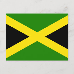 Cartão Postal Bandeira jamaicana