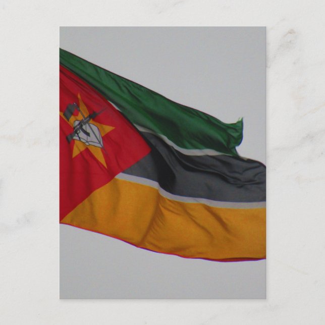 Cartão Postal bandeira moçambique (Frente)