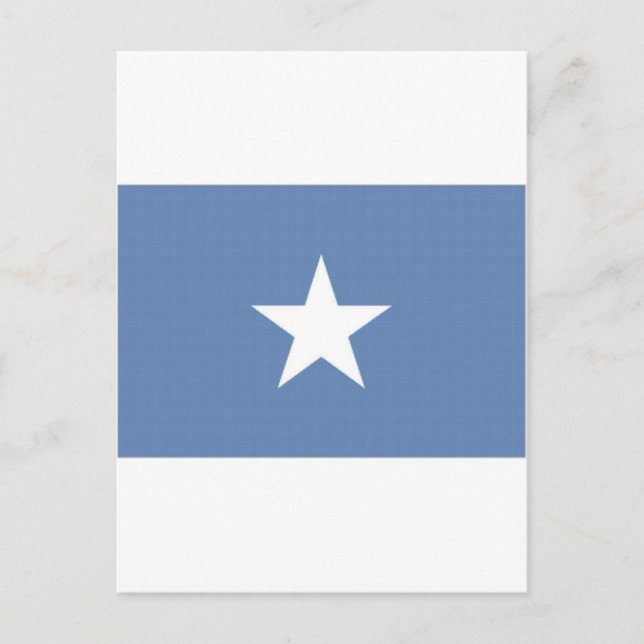 Cartão Postal Bandeira Nacional da Somália (Frente)