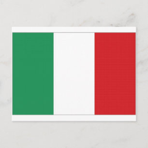 Cartão Postal Bandeira nacional de Italia