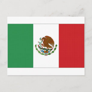 Cartão Postal Bandeira Nacional do México