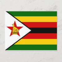 Bandeira nacional do mundo de Zimbabwe