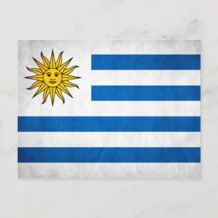 Cartão Postal Bandeira Nacional do Uruguai