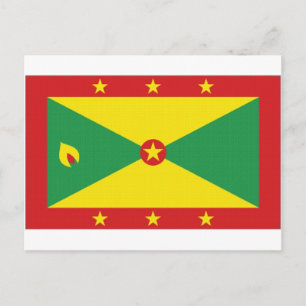Cartão Postal Bandeira Nacional Granada