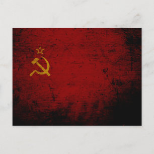Cartão Postal Bandeira Negra da União Soviética