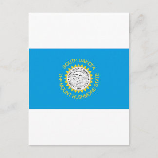Cartão Postal Bandeira Oficial do Dakota do Sul