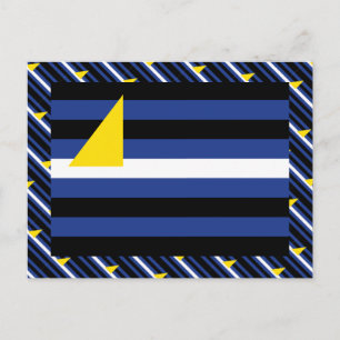 CARTÃO POSTAL BANDEIRA ORGULHO DE ÁGUAS