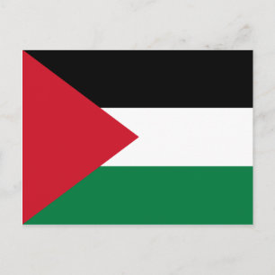 Cartão Postal Bandeira Palestiniana (Palestina)