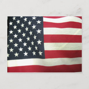 Cartão Postal Bandeira Patriótica