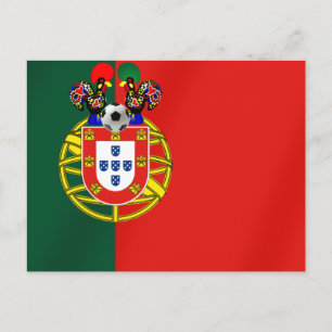 Cartão Postal Bandeira Portuguesa Clássicas por Fás de Portugal