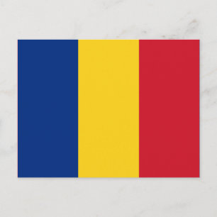Cartão Postal Bandeira romena (Romênia)
