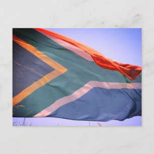 Cartão Postal bandeira sul-africana
