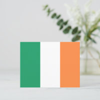 Bandeira tricolor irlandesa patriótica Dia de São 