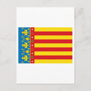 Cartão Postal Bandeira Valencia
