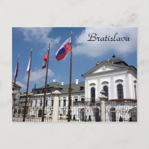 Cartão Postal bandeiras de grassalkovich bratislava