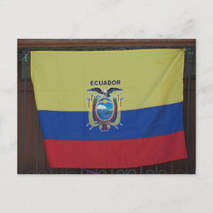 Cartão Postal bandera do equador