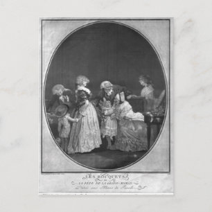 Cartão Postal Bando de flores ou celebrando a avó