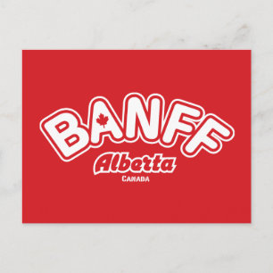 Cartão Postal Banff Leaf