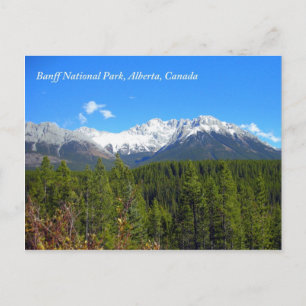 Cartão Postal Banff National Park Alberta Canada Rockies