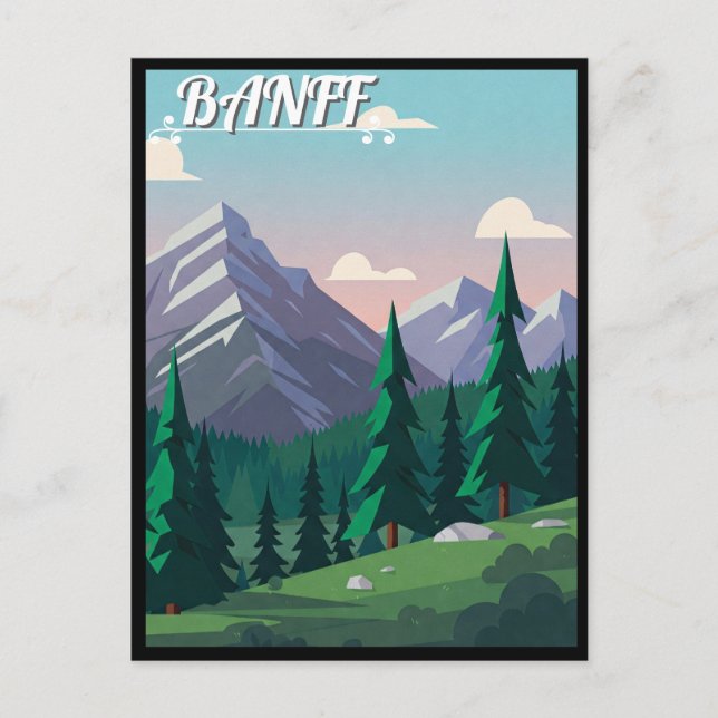 Cartão Postal Banff National Park Canadá (Frente)