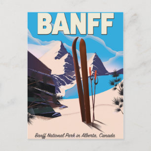 Cartão Postal Banff National Park, em Alberta, Canadá.
