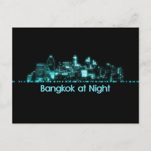 Cartão Postal Bangkok Skyline