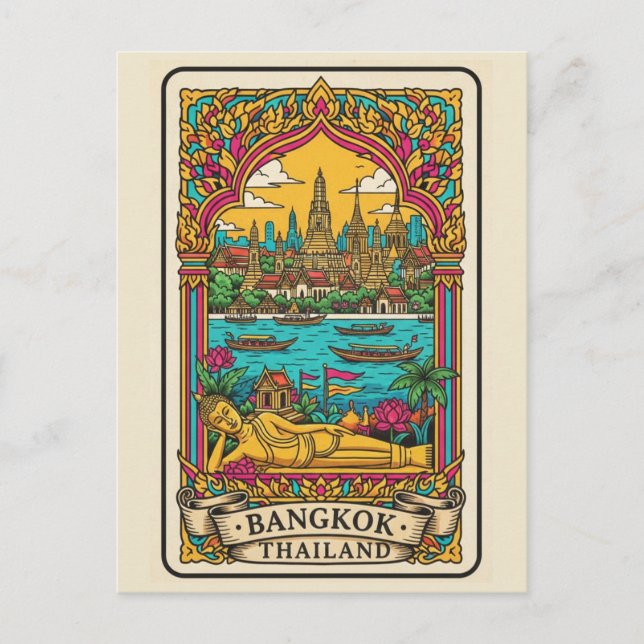 Cartão Postal Bangkok Thailand (Frente)