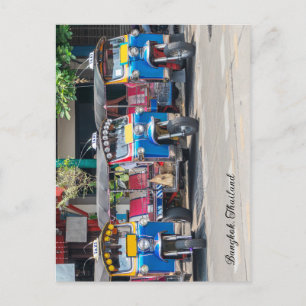 Cartão Postal Bangkok Tuk Tuks