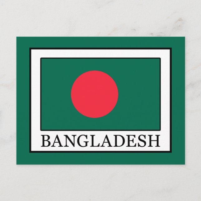 Cartão Postal Bangladesh (Frente)