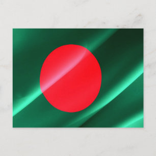 Cartão Postal Bangladesh - Sinalizador acenando -