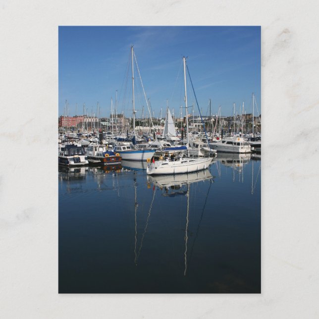Cartão Postal Bangor Marina (Frente)