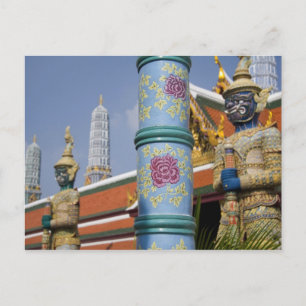 Cartão Postal Banguecoque, Tailândia. Grande Palácio de Bangueco
