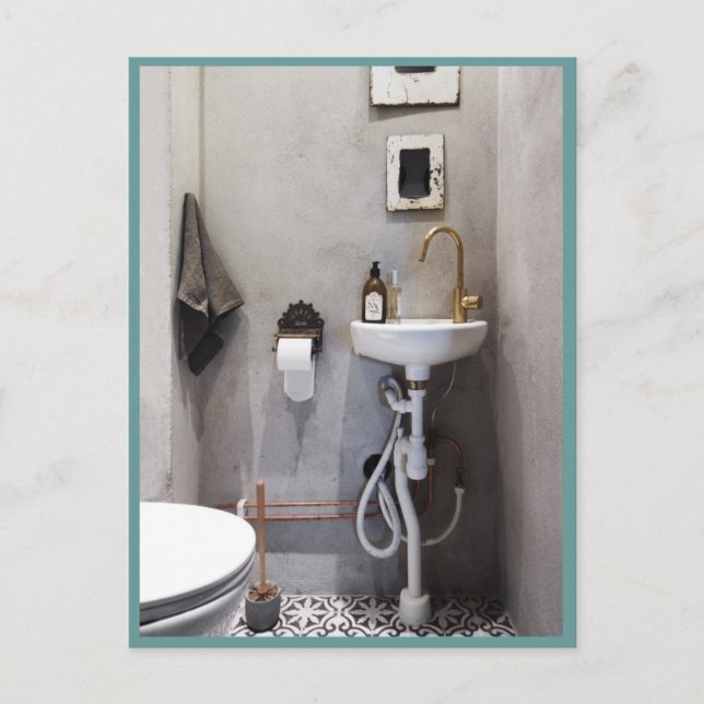 Cartão Postal Banheiro Funky (Frente)