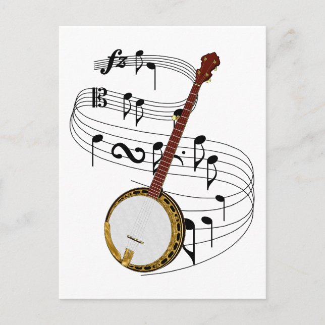Cartão Postal Banjo (Frente)