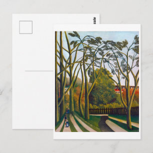 Cartão Postal Banks of the Bièvre Henri Rousseau