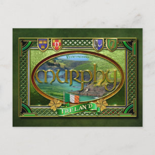 Cartão Postal Banner da Família Murphy