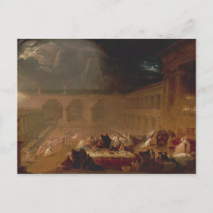 Cartão Postal Banquete de Belshazzar