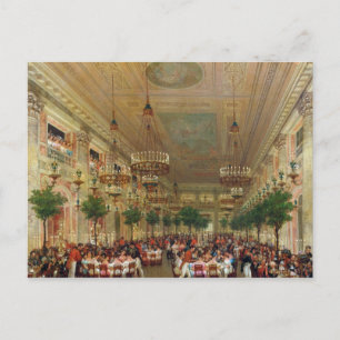 Cartão Postal Banquete nas usinas para celebrar o