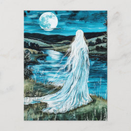 Cartão Postal Banshee Espírito Celta que Chora a Morte