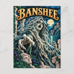 Cartão Postal Banshee, Monstro de Corte de Papel