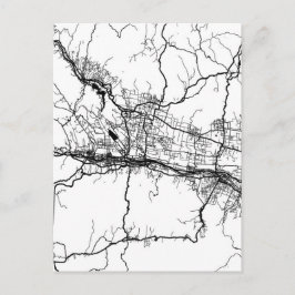 Cartão Postal Baoji China City Map