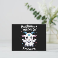 Baphomet Transgênero Respeita Pronomes Orgulho Tra
