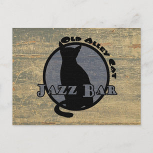Cartão Postal Bar Cat Jazz Beco Antigo