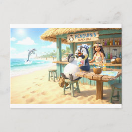 Cartão Postal Bar da Praia do Pinguim